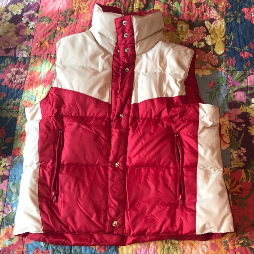 Retro style reversible vest